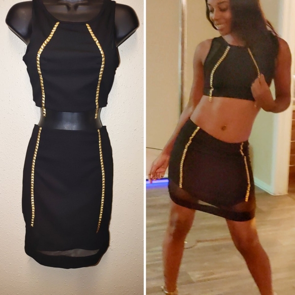 Luckikartel Other - Custom Black & Gold 2pc Set